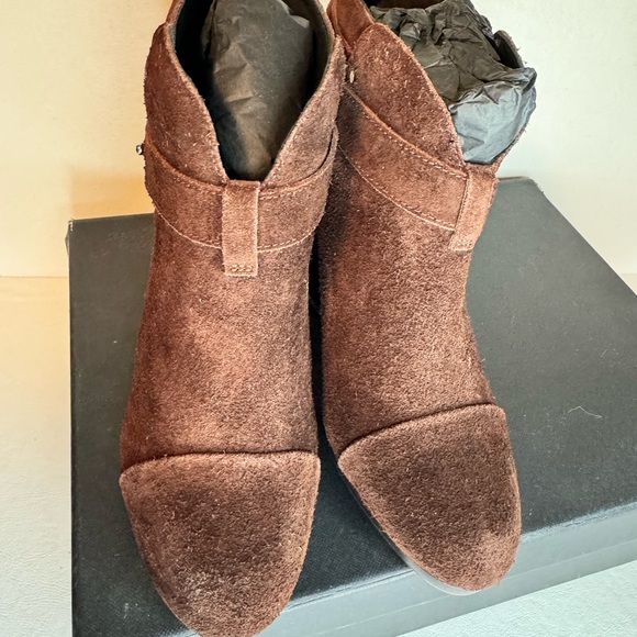 Rag & Bone Harrow Boots espresso suede casual classic comfy style outdoor party